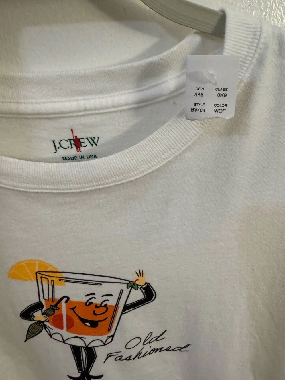 J. Crew Old Fashioned Clever Crewneck Tee